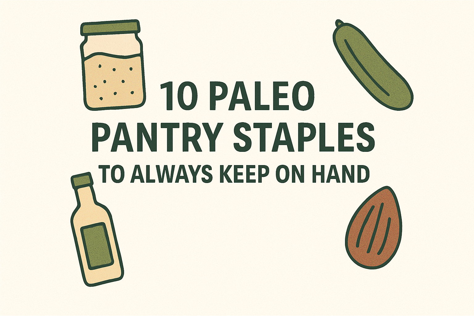 10 Paleo Pantry Staples to Always Keep on Hand