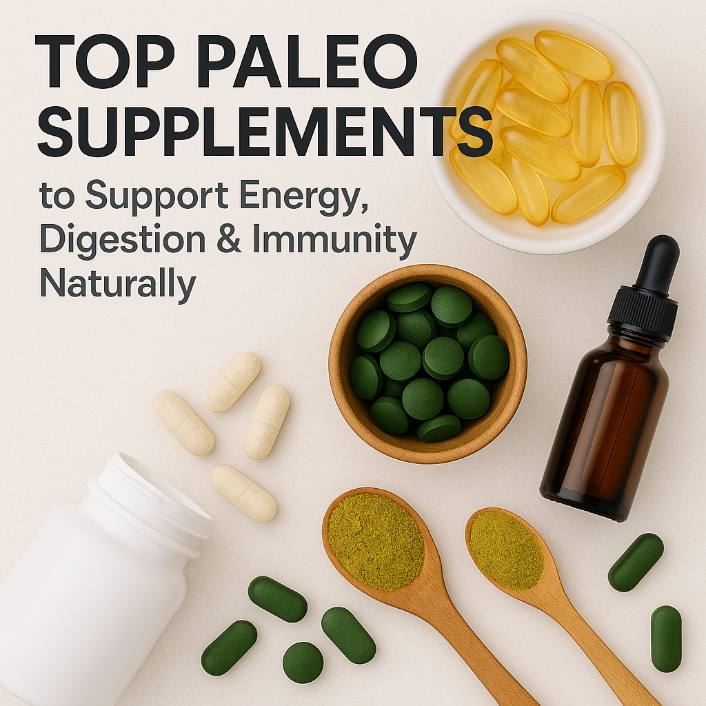 Top Paleo Supplements to Support Energy, Digestion & Immunity Naturally