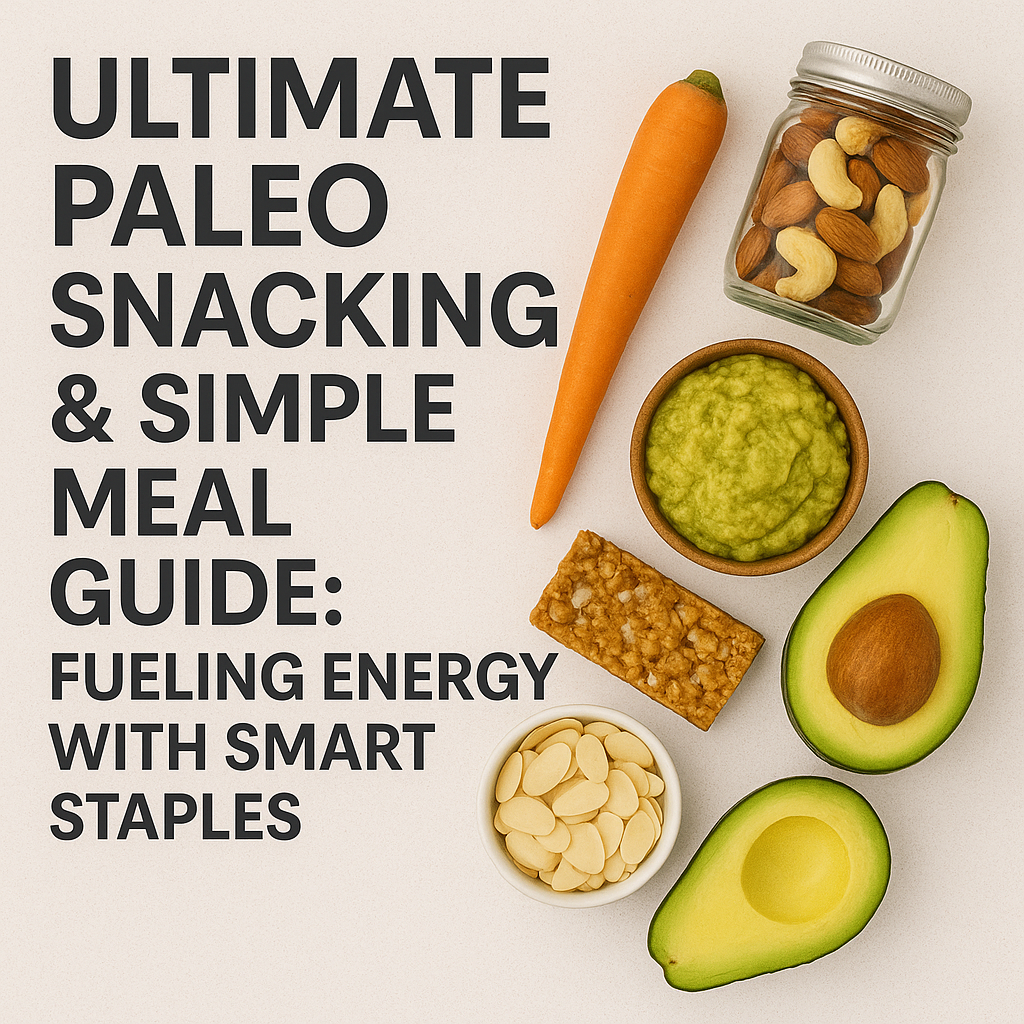 Ultimate Paleo Snacking & Simple Meal Guide: Fueling Energy with Smart Staples